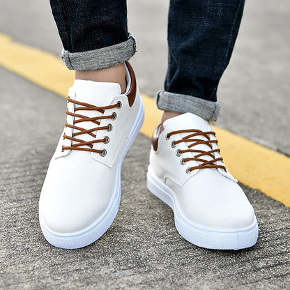 Stijlvolle Heren Sneakers Casual Leren Schoenen