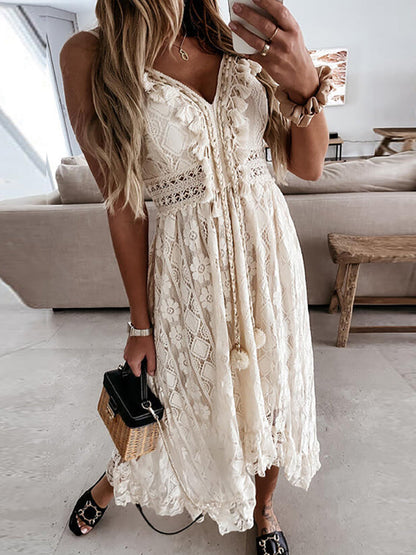 Zomerse Maxidress Elegante Jurk voor Vrouw