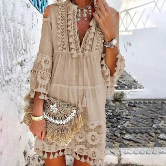 Bella | Boho Stijl Mini jurk