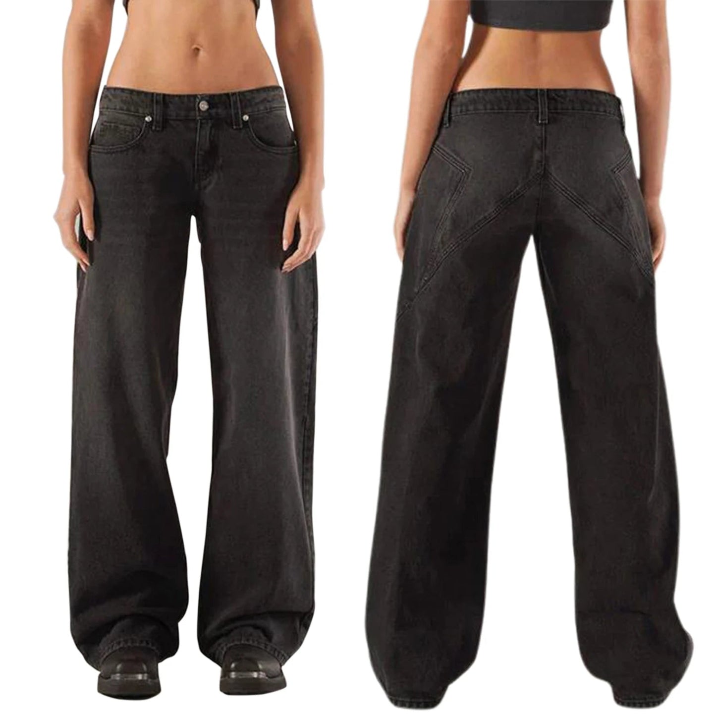 Bella | Jeans larghi a vita bassa