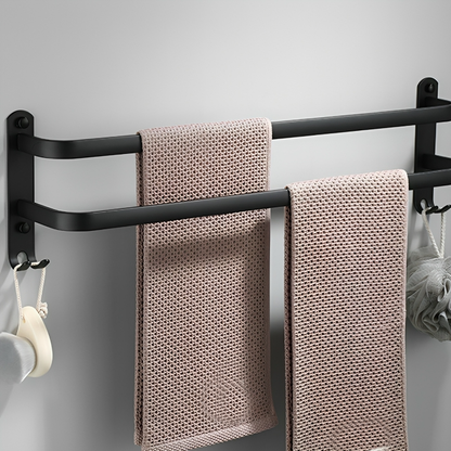 Badkamer Handdoekhouder met 2 Haken RVS