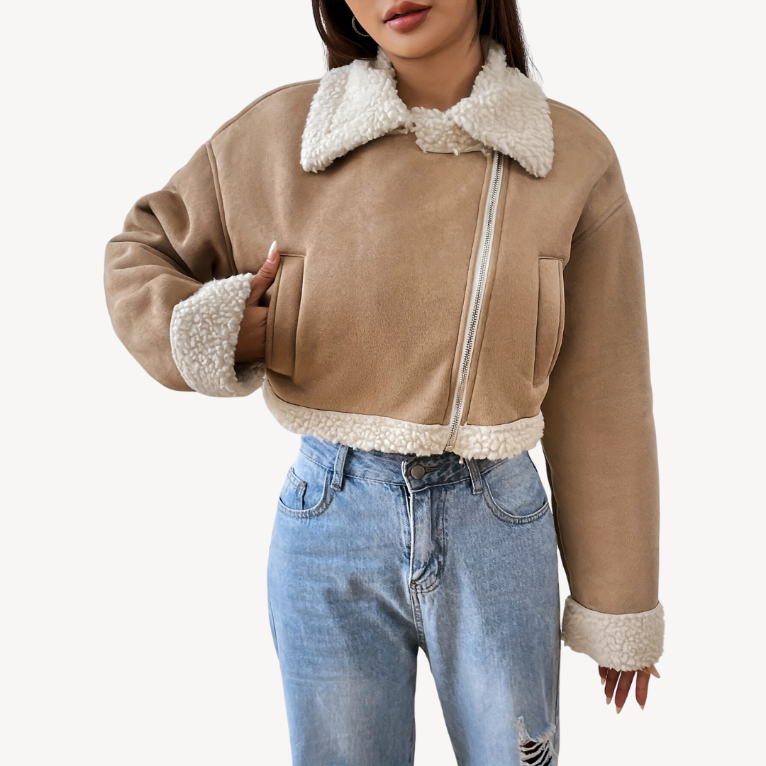 BerlijnGlamour | Dames bontleren jas van Kunstpelz 2