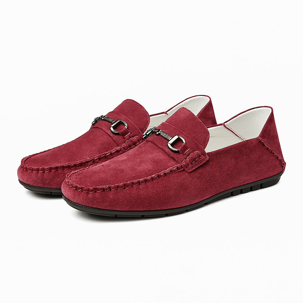 BerlinGlamour | Ashton Europese suède loafers 0