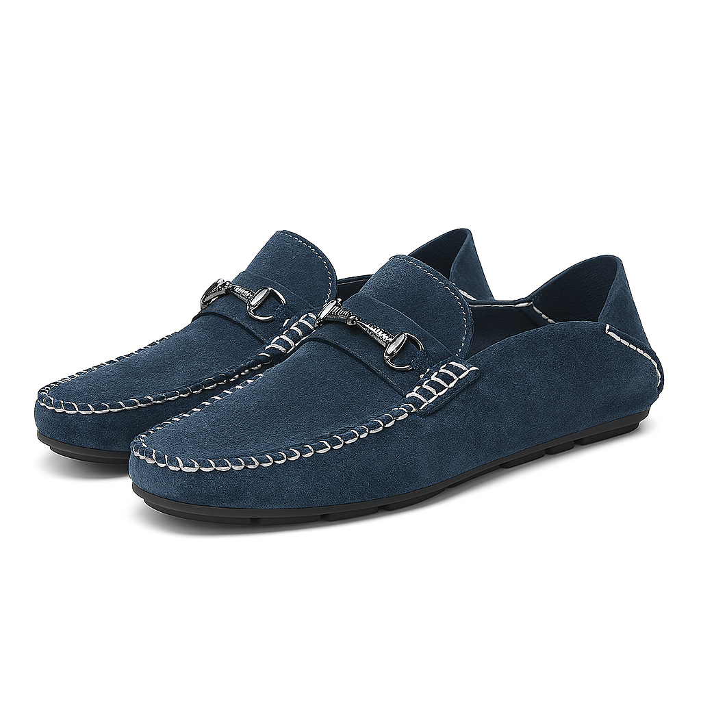 BerlinGlamour | Ashton Europese suède loafers 4