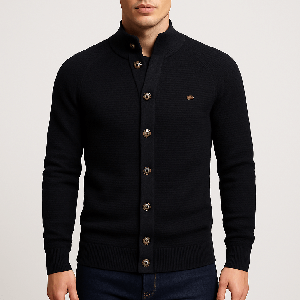 BerlinGlamour | Cardigan met knopen 0