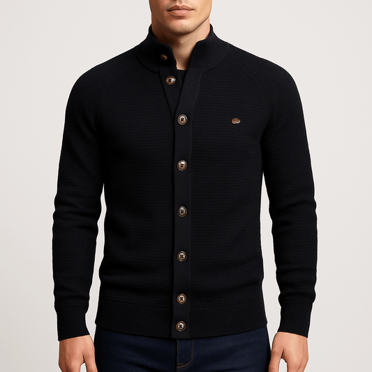 BerlinGlamour | Cardigan met knopen 0