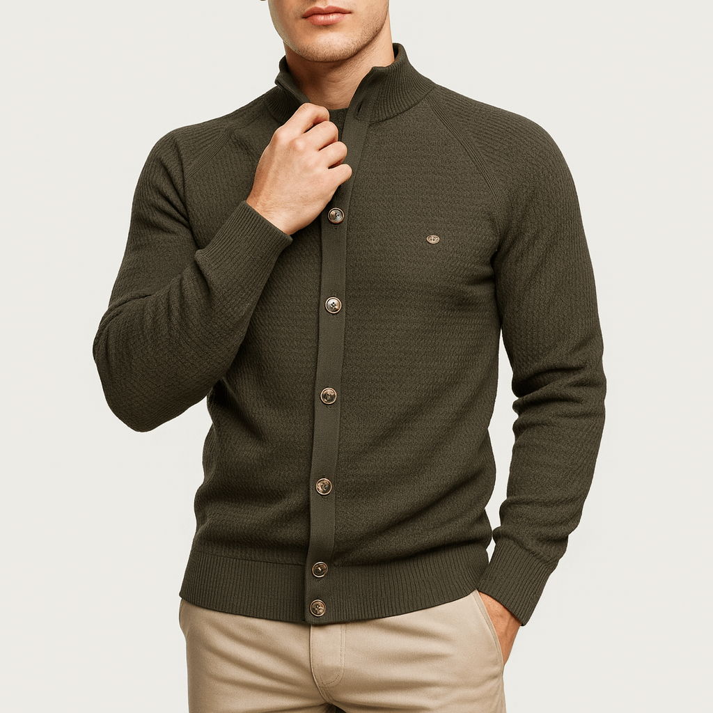 BerlinGlamour | Cardigan met knopen 1