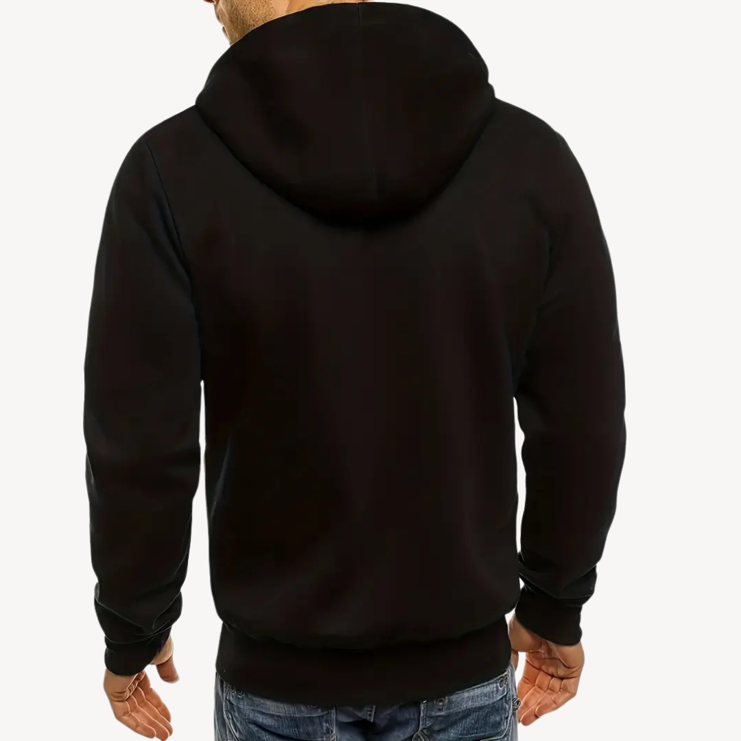 BerlinGlamour | Casual hoodie van katoen en polyester voor heren 2