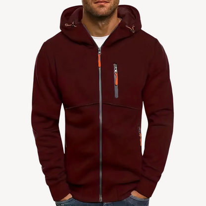 BerlinGlamour | Casual hoodie van katoen en polyester voor heren 4
