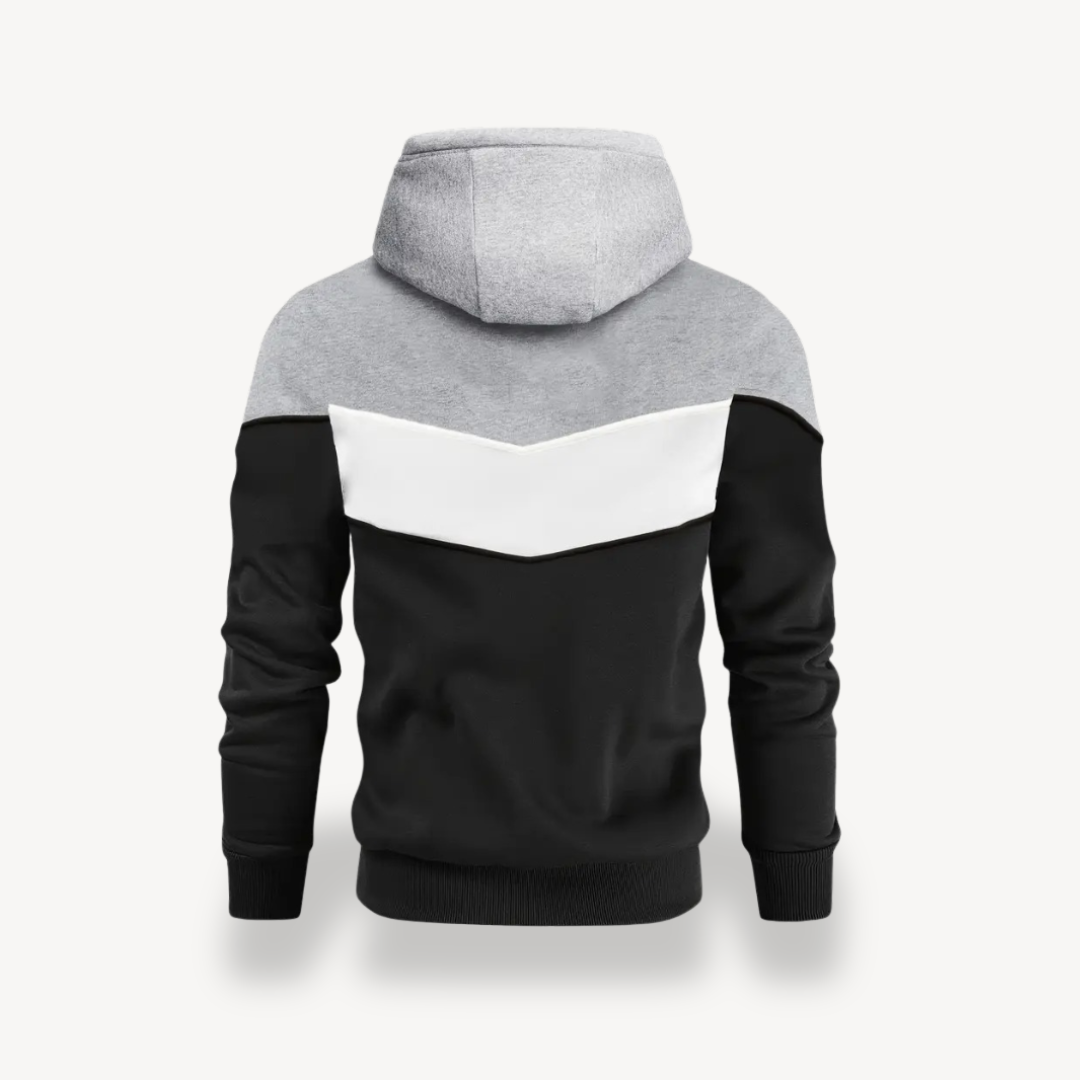 BerlinGlamour | Colorblocked hoodie voor heren 6