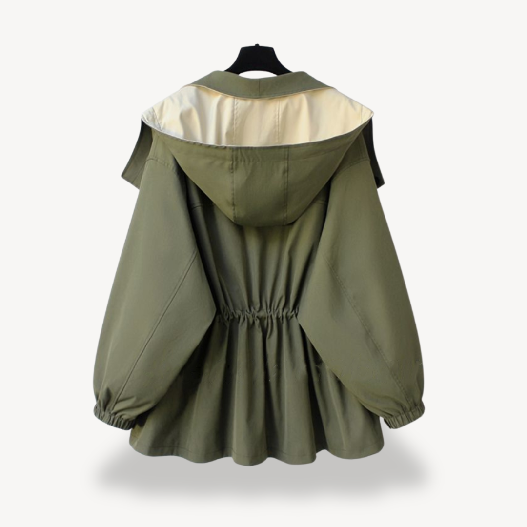 BerlinGlamour | Colorblocked trenchcoat voor dames 3