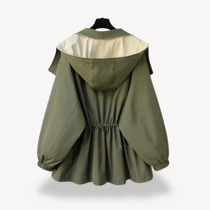 BerlinGlamour | Colorblocked trenchcoat voor dames 3