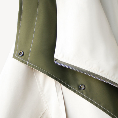 BerlinGlamour | Colorblocked trenchcoat voor dames 4