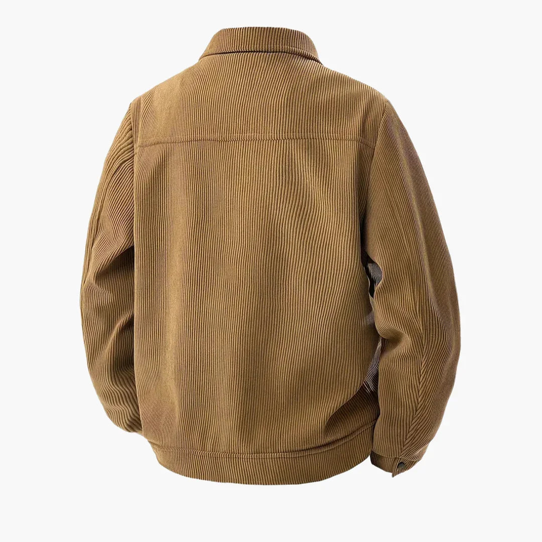 BerlinGlamour | Corduroy bomberjack voor heren 4