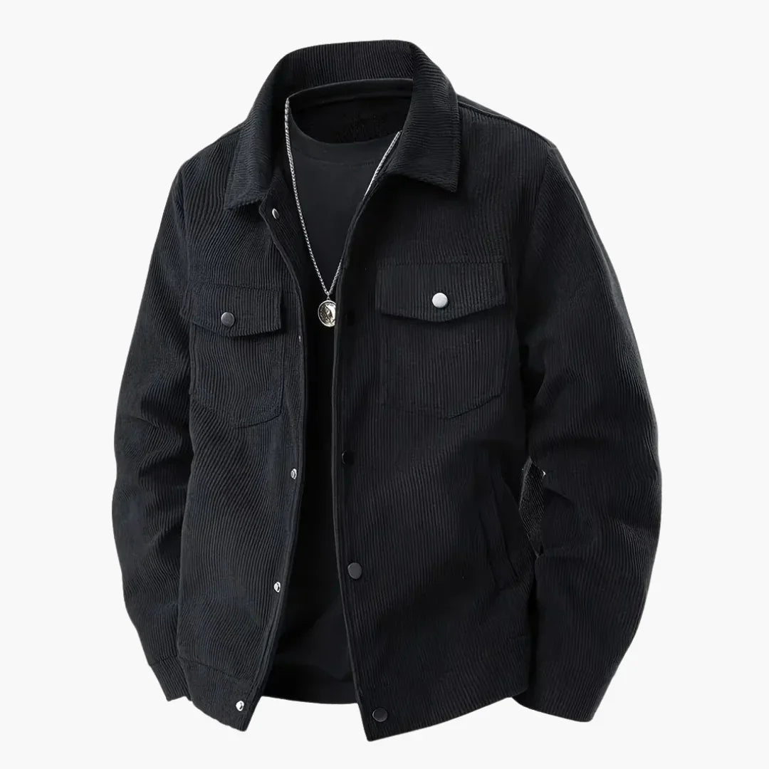 BerlinGlamour | Corduroy bomberjack voor heren 7