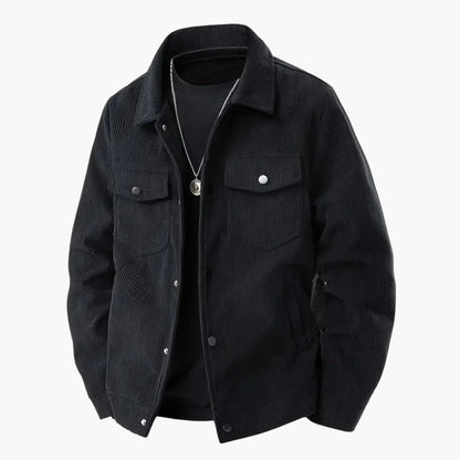 BerlinGlamour | Corduroy bomberjack voor heren 7