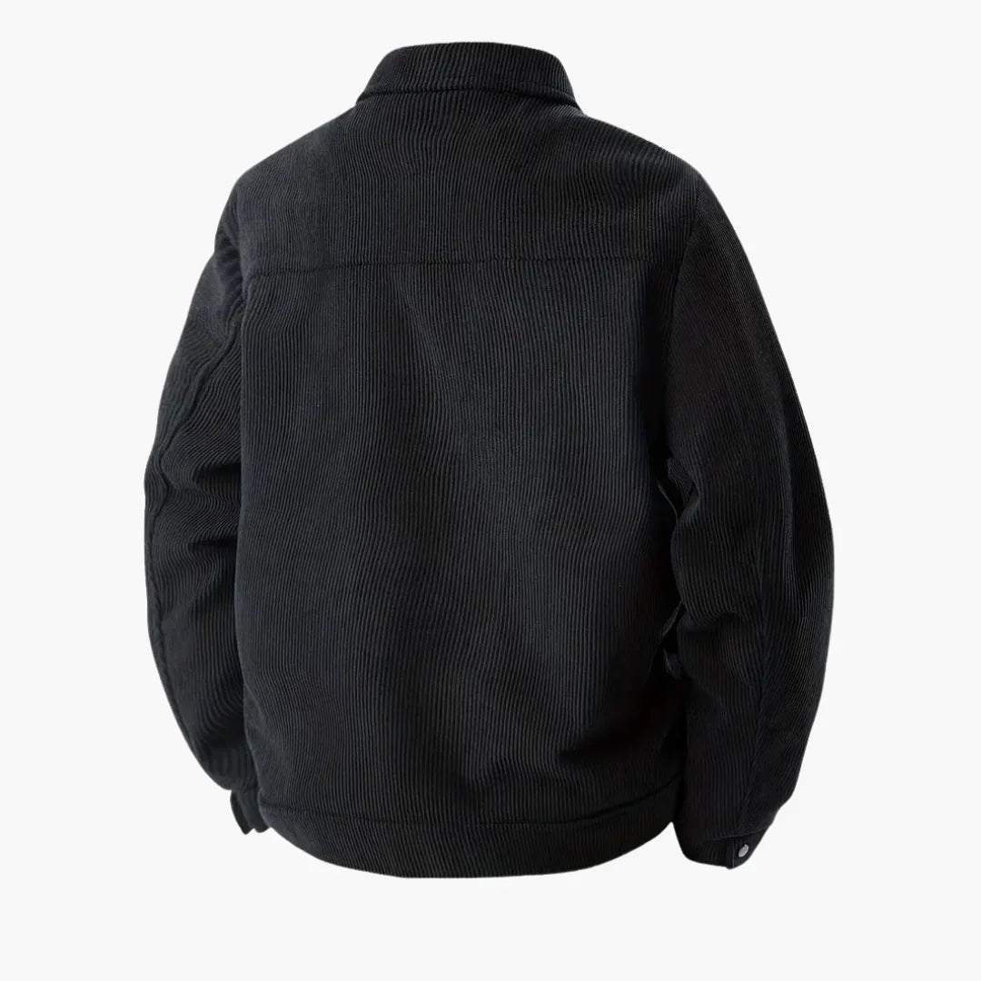 BerlinGlamour | Corduroy bomberjack voor heren 8