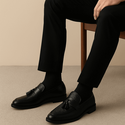 BerlinGlamour | Crestford loafer met geweven kwastje 2