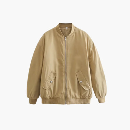 BerlinGlamour | Dames bomberjack met rits en klepzakken 2