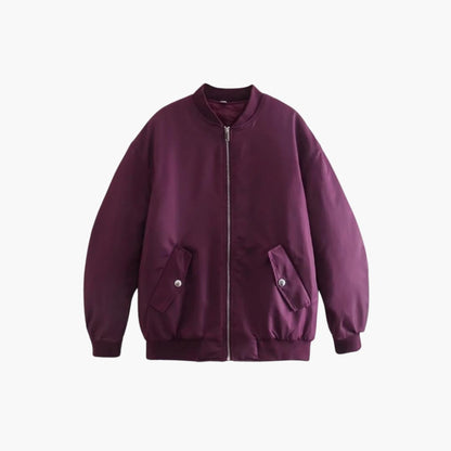 BerlinGlamour | Dames bomberjack met rits en klepzakken 4