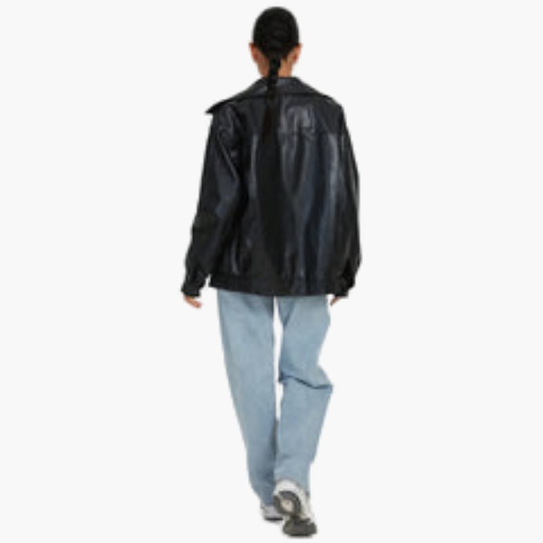 BerlinGlamour | Dames bomberjack met rits en lange mouwen 2