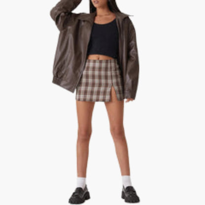 BerlinGlamour | Dames bomberjack met rits en lange mouwen 4