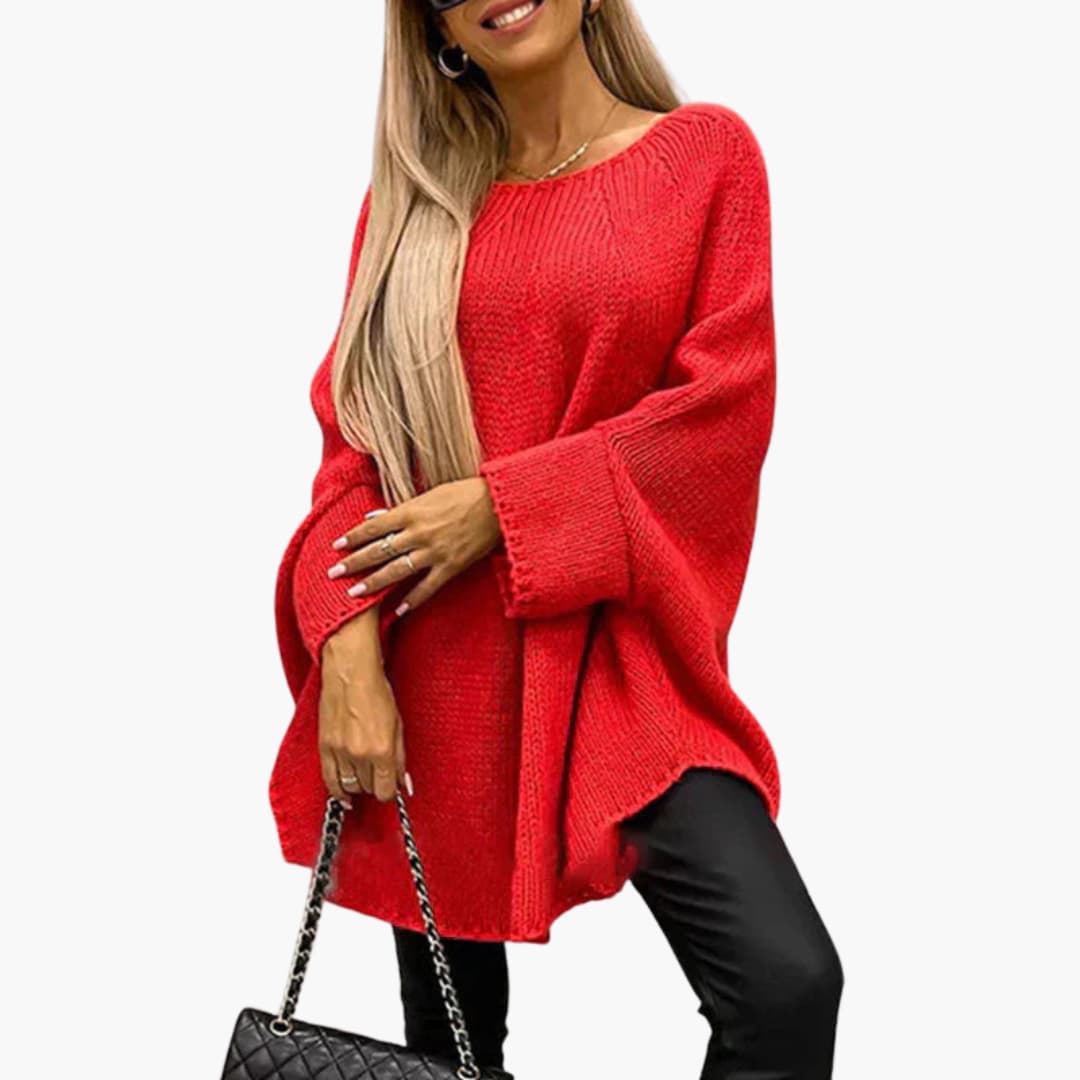 BerlinGlamour | Dames coltrui met geribbelde zoom 2