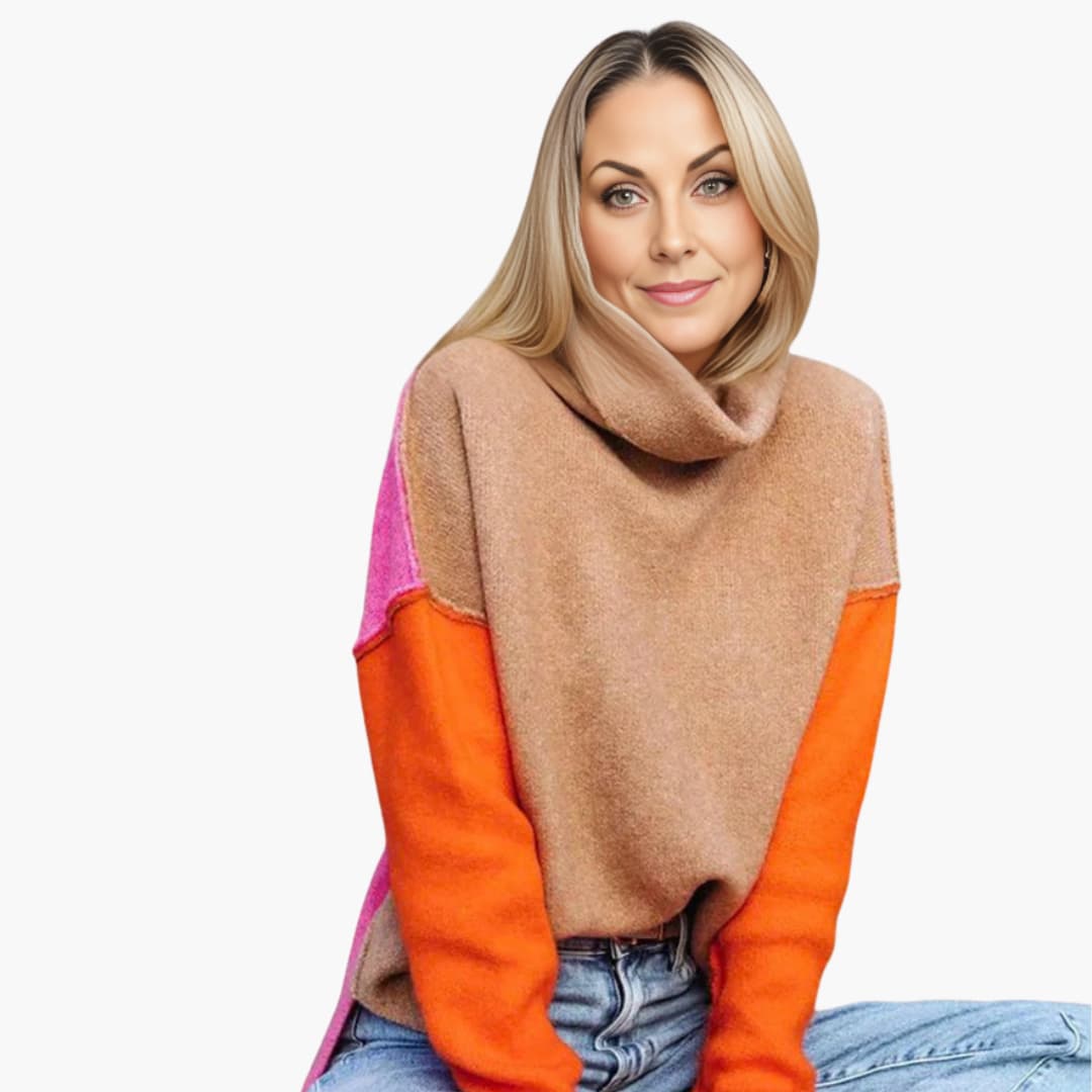 BerlinGlamour | Dames coltrui met lange mouwen 1