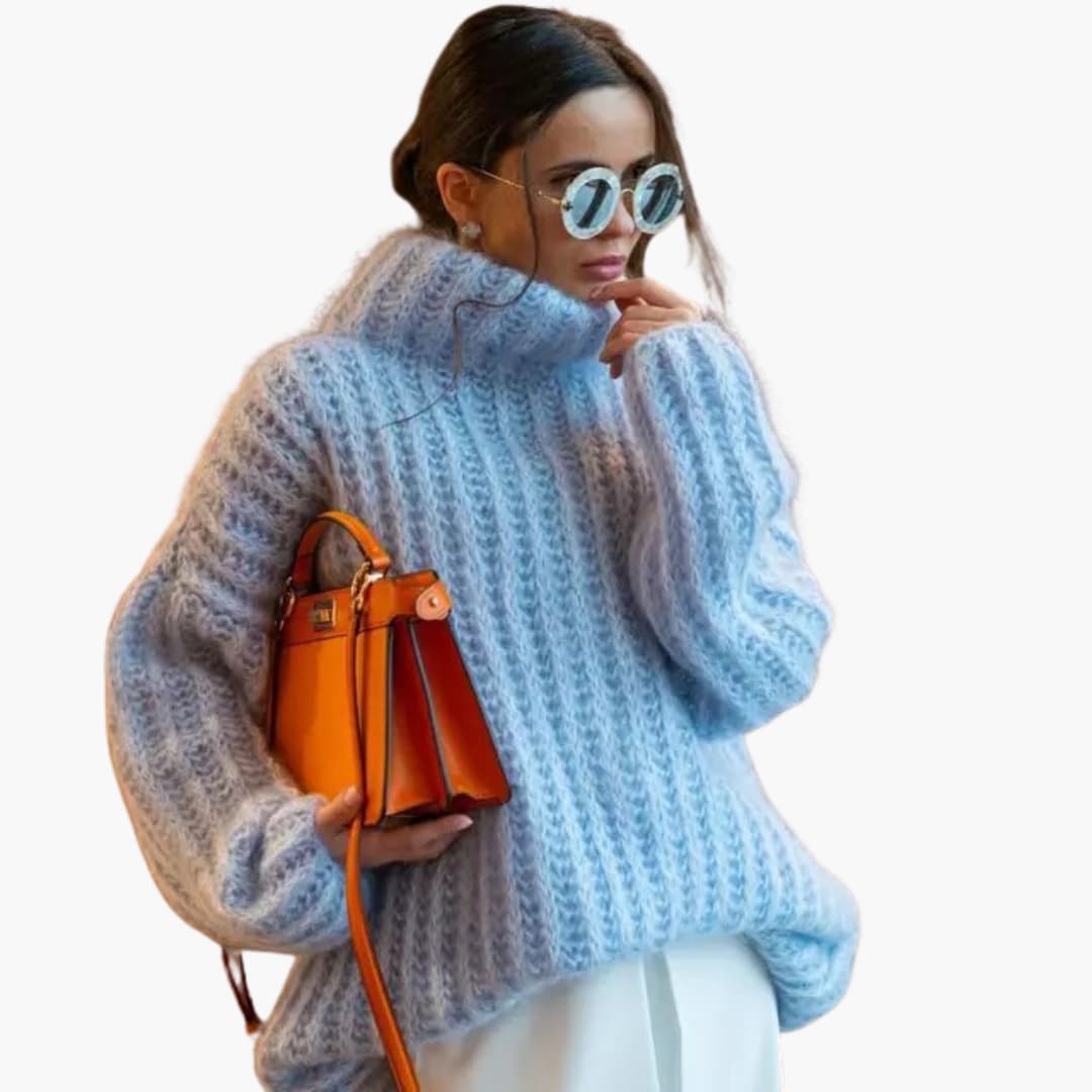 BerlinGlamour | Dames coltrui met lange mouwen 2