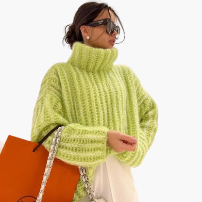 BerlinGlamour | Dames coltrui met lange mouwen 3