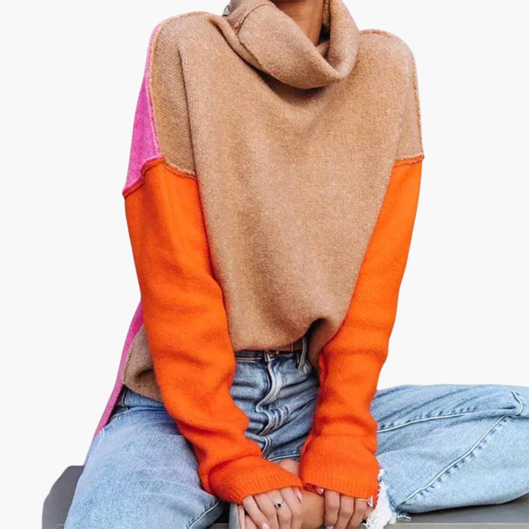 BerlinGlamour | Dames coltrui met lange mouwen 3
