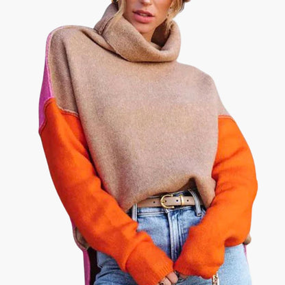 BerlinGlamour | Dames coltrui met lange mouwen 4