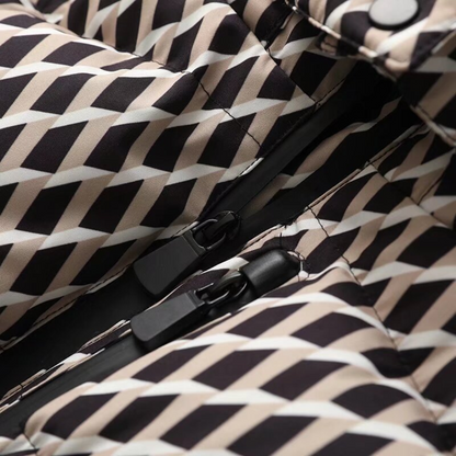 BerlinGlamour | Dames donsjack met riem 3