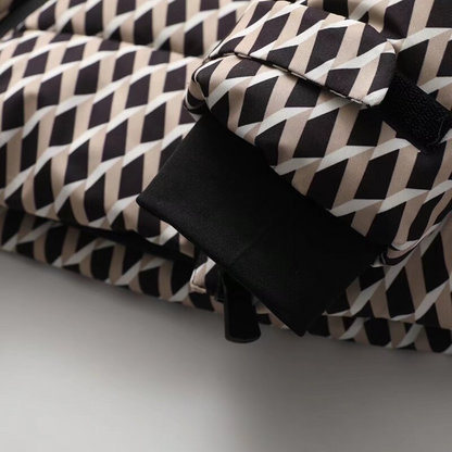 BerlinGlamour | Dames donsjack met riem 6