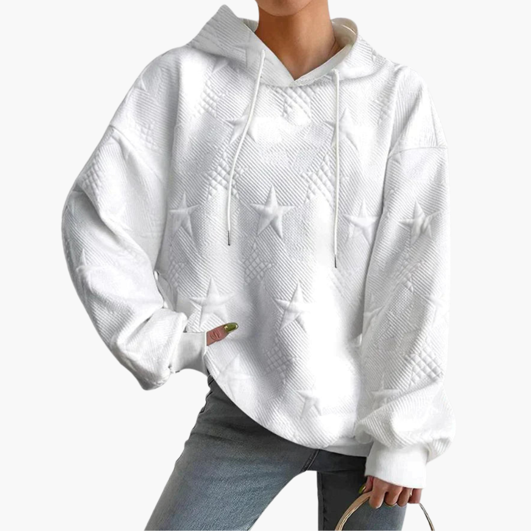 BerlinGlamour | Dames hoodie met capuchon en lange mouwen 0