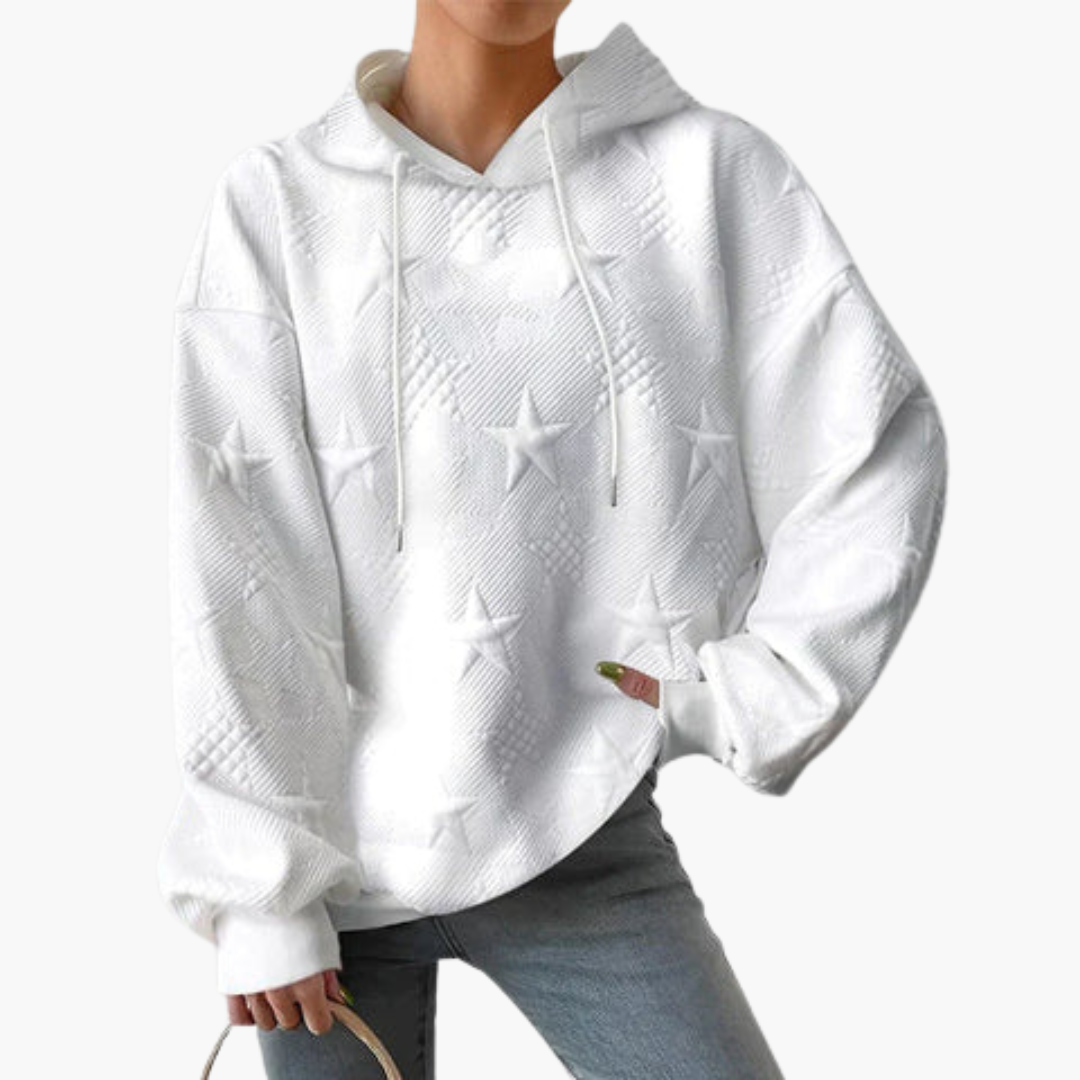 BerlinGlamour | Dames hoodie met capuchon en lange mouwen 1