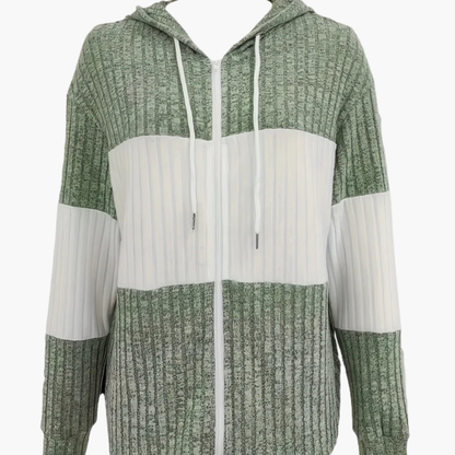 BerlinGlamour | Dames hoodie met rits 4