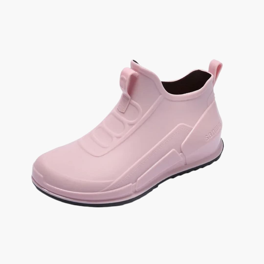 BerlinGlamour | Dames instap rubberen laarzen met profielzool 2