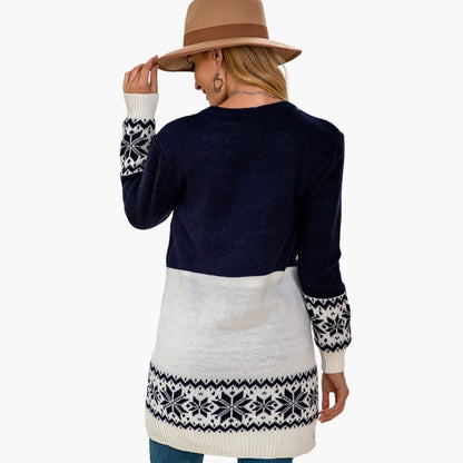 BerlinGlamour | Dames kersttrui met feestelijk rendiermotief 3