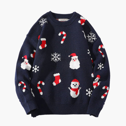 BerlinGlamour | Dames kersttrui met rendiermotief 0