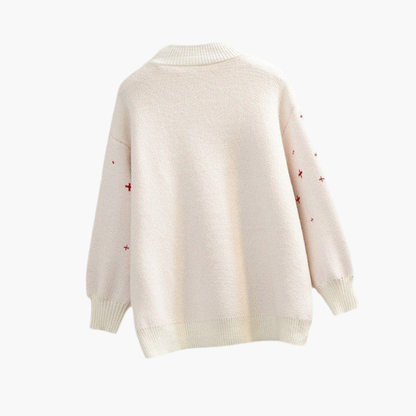 BerlinGlamour | Dames kersttrui met rendiermotief 3