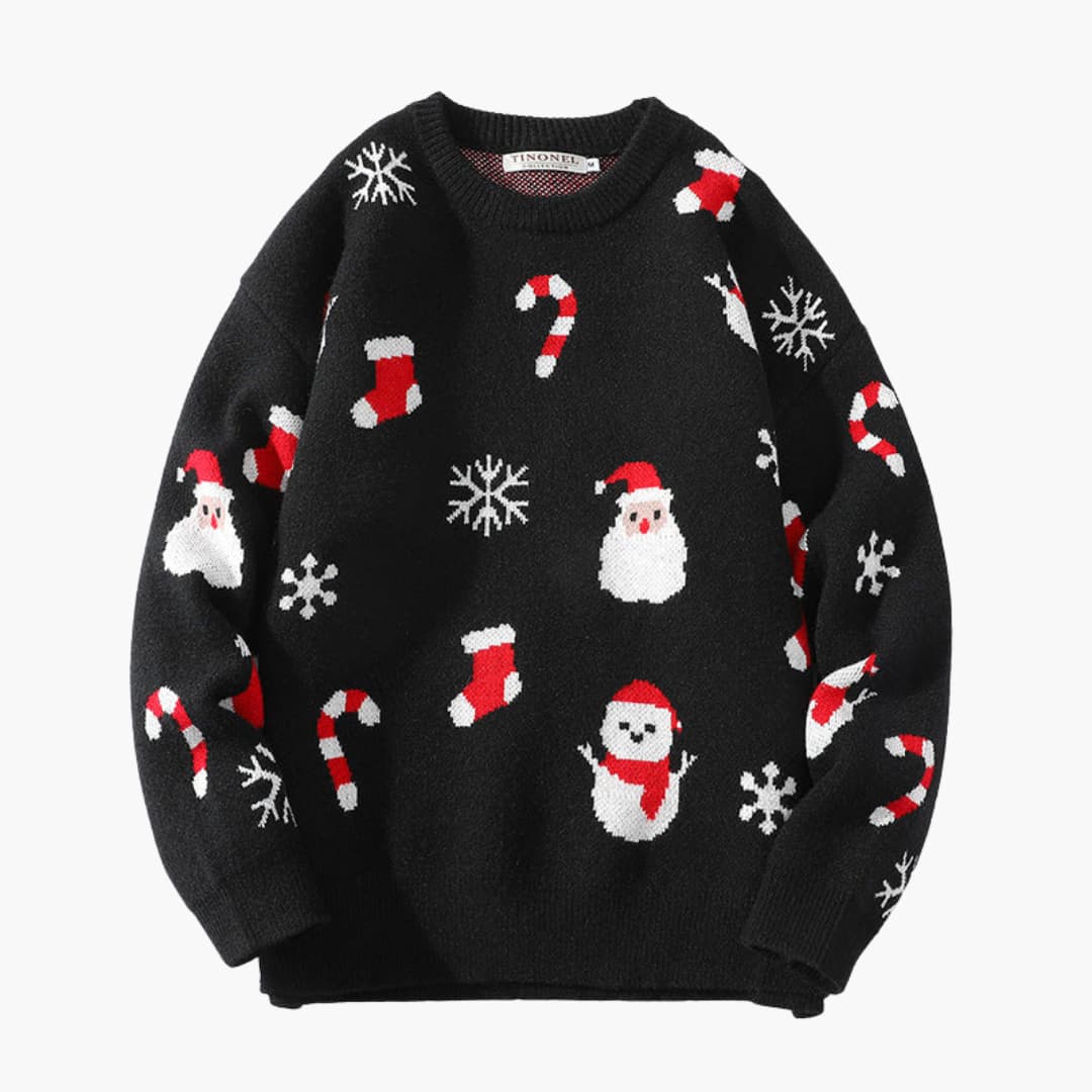 BerlinGlamour | Dames kersttrui met rendiermotief 3