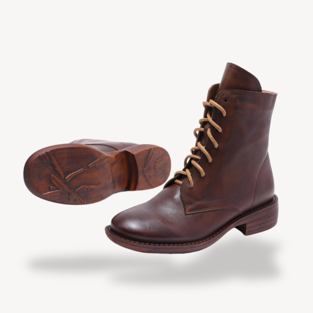 BerlinGlamour | Dames veterschoentjes van echt leer 1