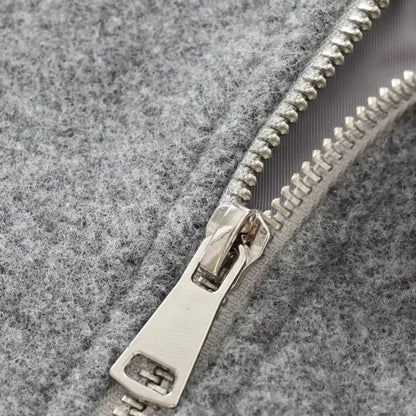 BerlinGlamour | Damesjas met ballonmouwen en korte zoom 3