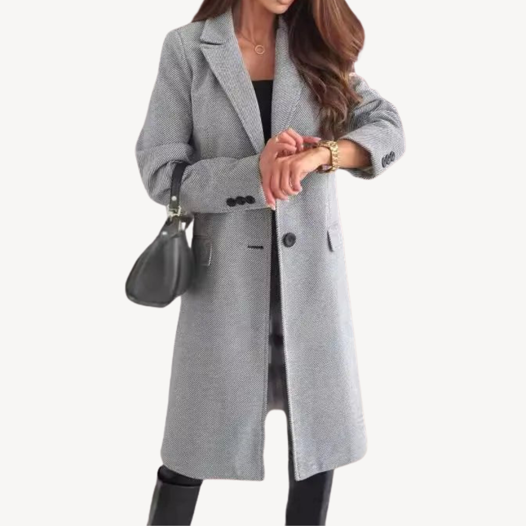 BerlinGlamour | Damesjas van wolmix met zakken 1