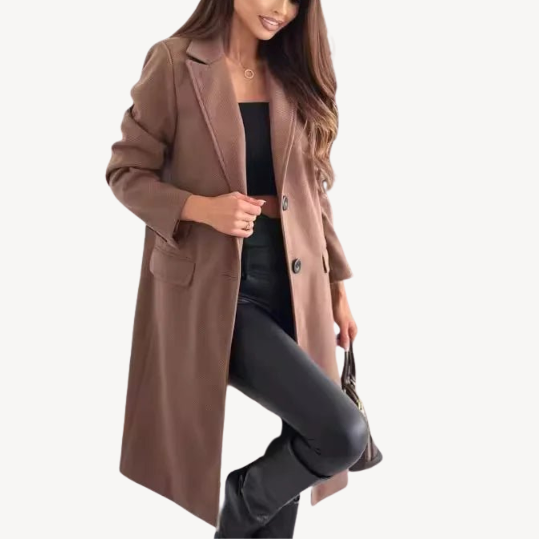 BerlinGlamour | Damesjas van wolmix met zakken 2