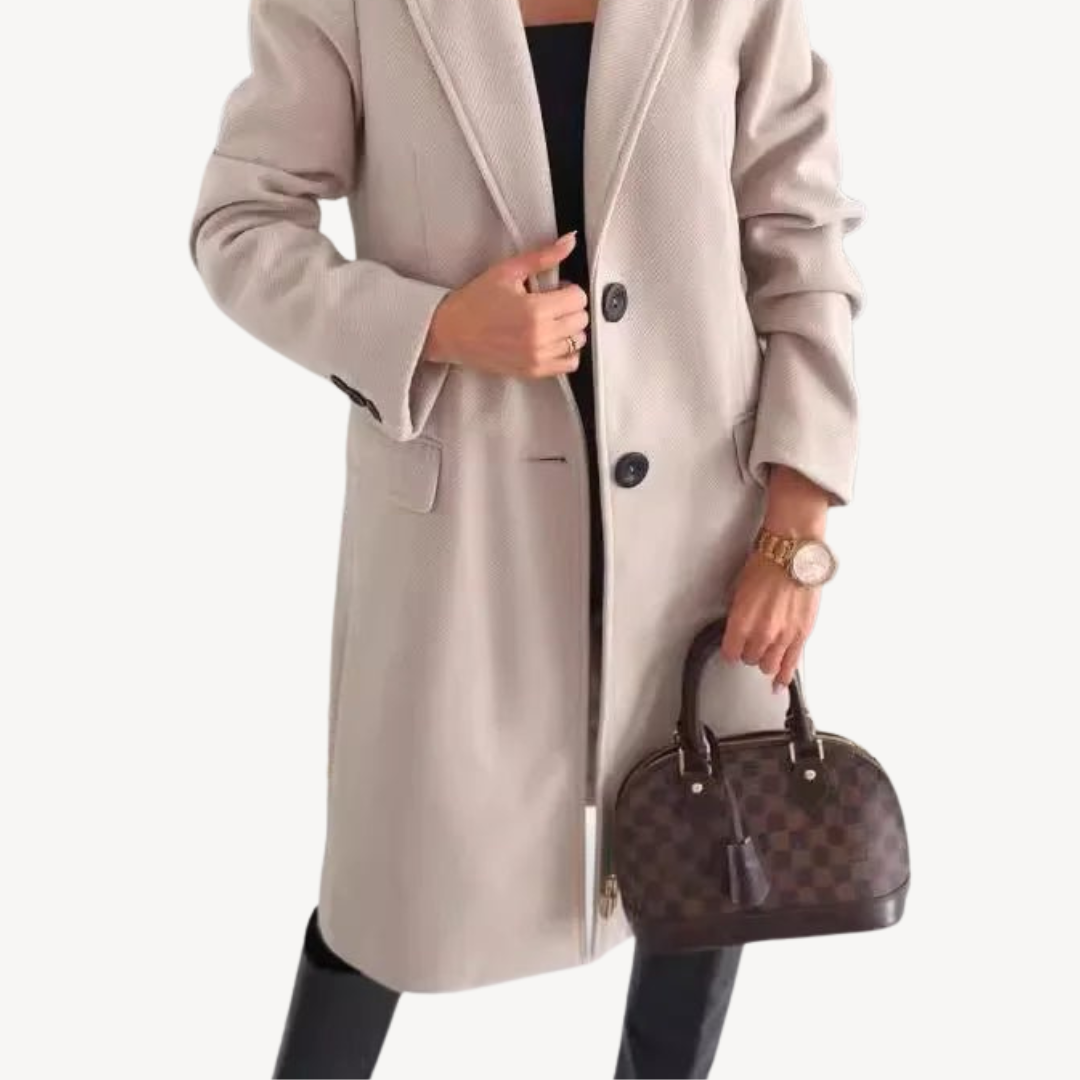 BerlinGlamour | Damesjas van wolmix met zakken 3