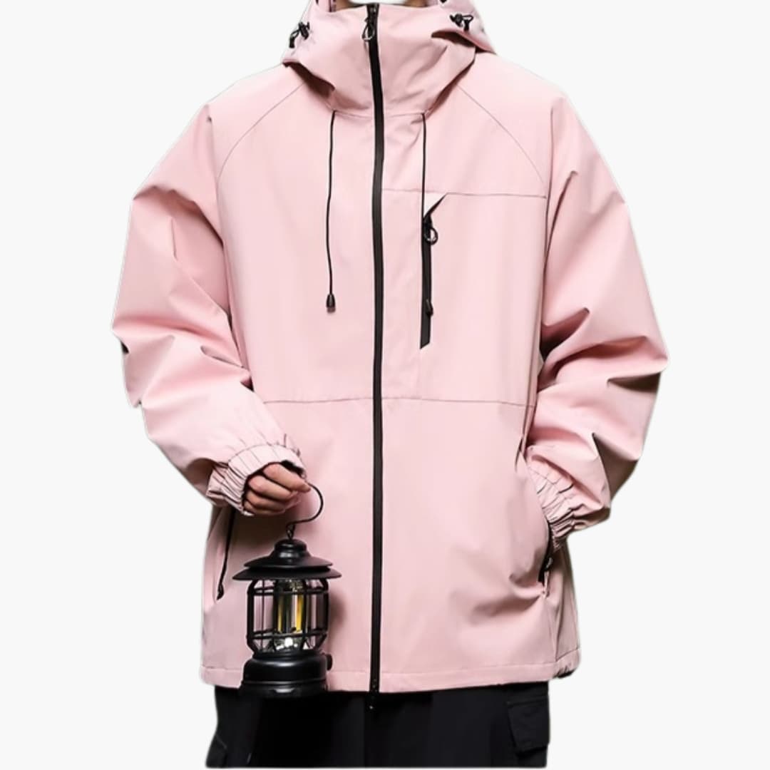 BerlinGlamour | Damesregenjas met capuchon en lange mouwen 3