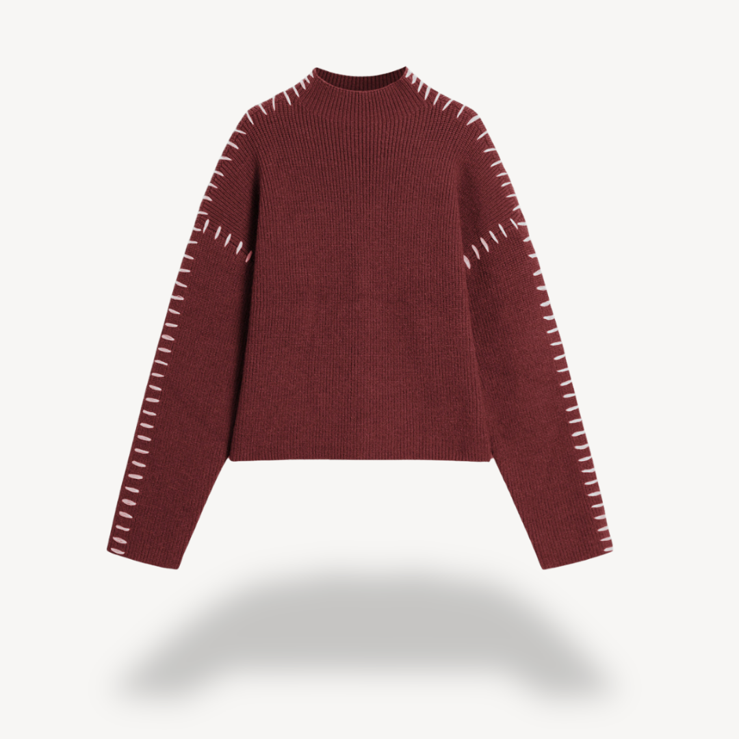 BerlinGlamour | Damestrui met breipatroondetails 0