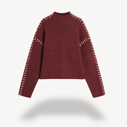 BerlinGlamour | Damestrui met breipatroondetails 0